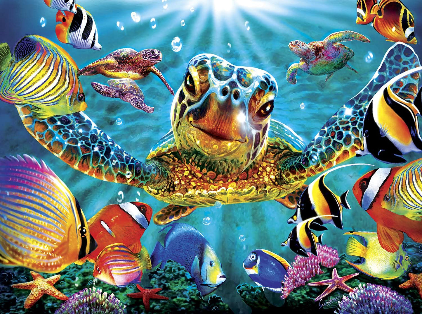 - Steve Sundram - Tiny Bubbles - 1000 Piece Jigsaw Puzzle for Adults - Challenging Puzzle Perfect for Game Nights - Finished Size Is 26.75 X 19.75