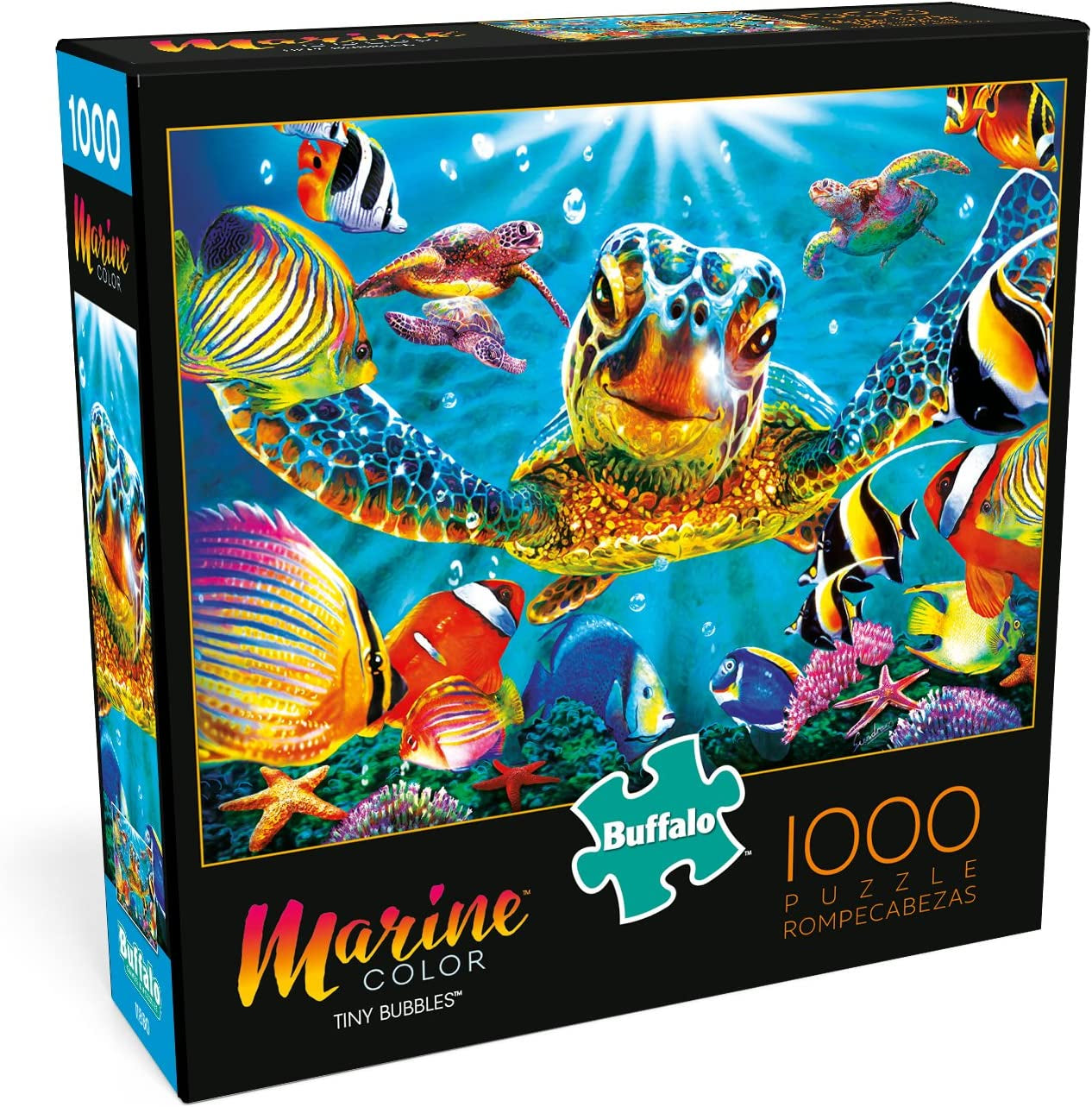 - Steve Sundram - Tiny Bubbles - 1000 Piece Jigsaw Puzzle for Adults - Challenging Puzzle Perfect for Game Nights - Finished Size Is 26.75 X 19.75