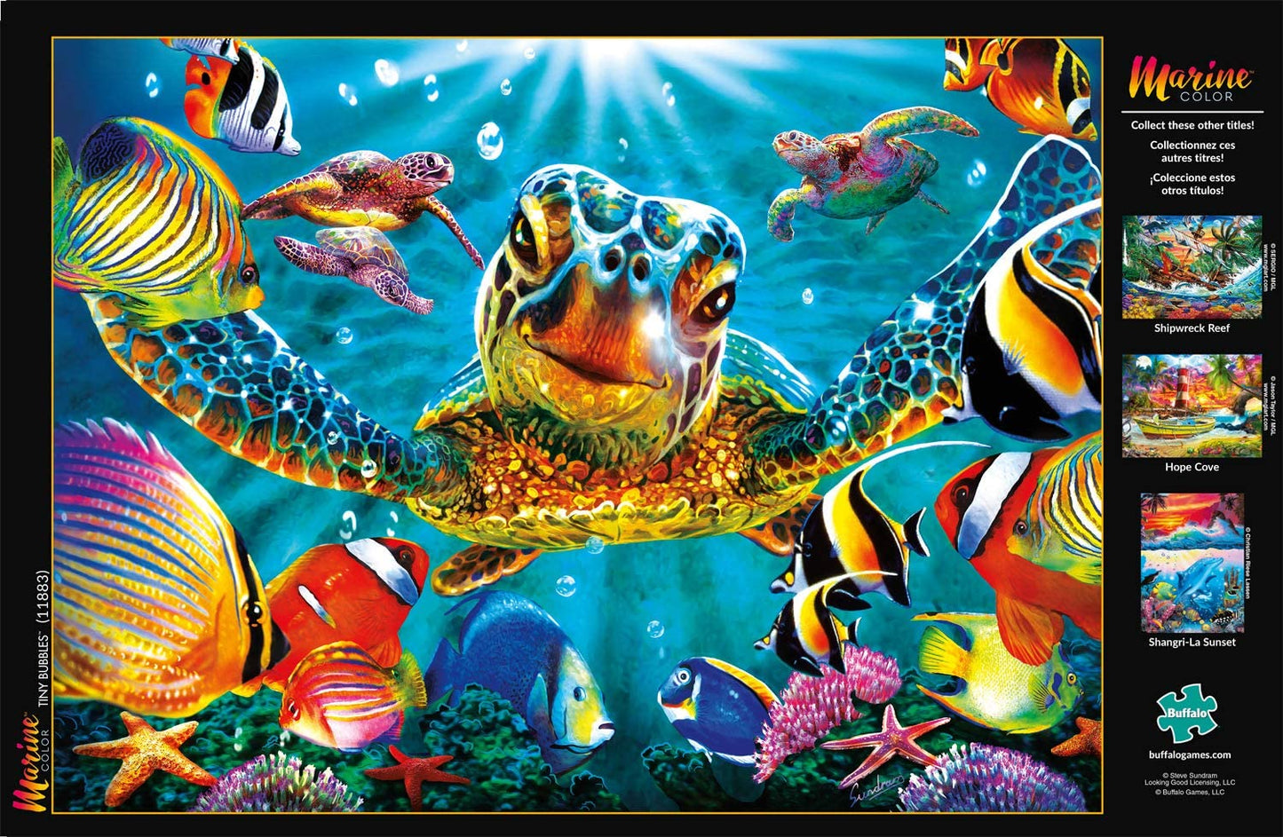 - Steve Sundram - Tiny Bubbles - 1000 Piece Jigsaw Puzzle for Adults - Challenging Puzzle Perfect for Game Nights - Finished Size Is 26.75 X 19.75