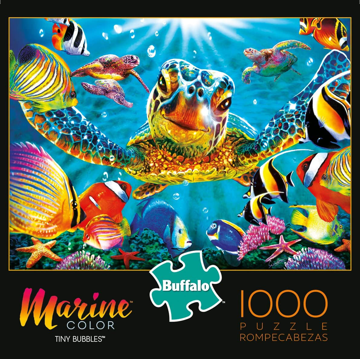 - Steve Sundram - Tiny Bubbles - 1000 Piece Jigsaw Puzzle for Adults - Challenging Puzzle Perfect for Game Nights - Finished Size Is 26.75 X 19.75