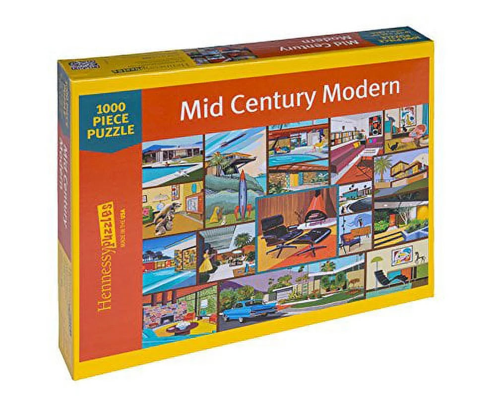 Modern Mid-Century Jigsaw Puzzles, 1000 Piece