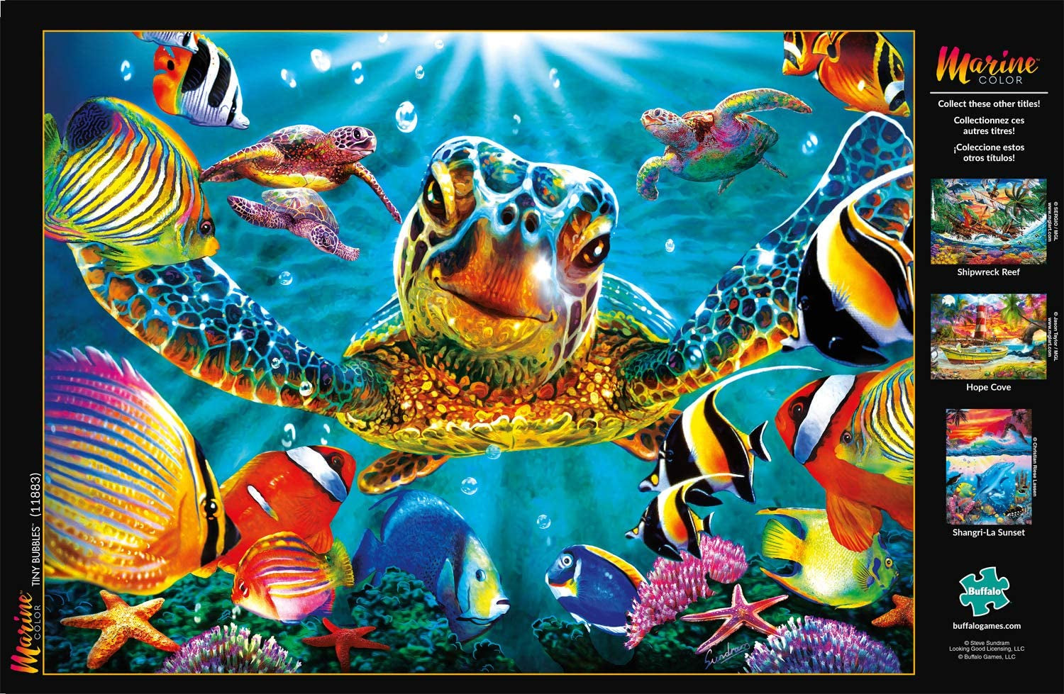 - Steve Sundram - Tiny Bubbles - 1000 Piece Jigsaw Puzzle for Adults - Challenging Puzzle Perfect for Game Nights - Finished Size Is 26.75 X 19.75