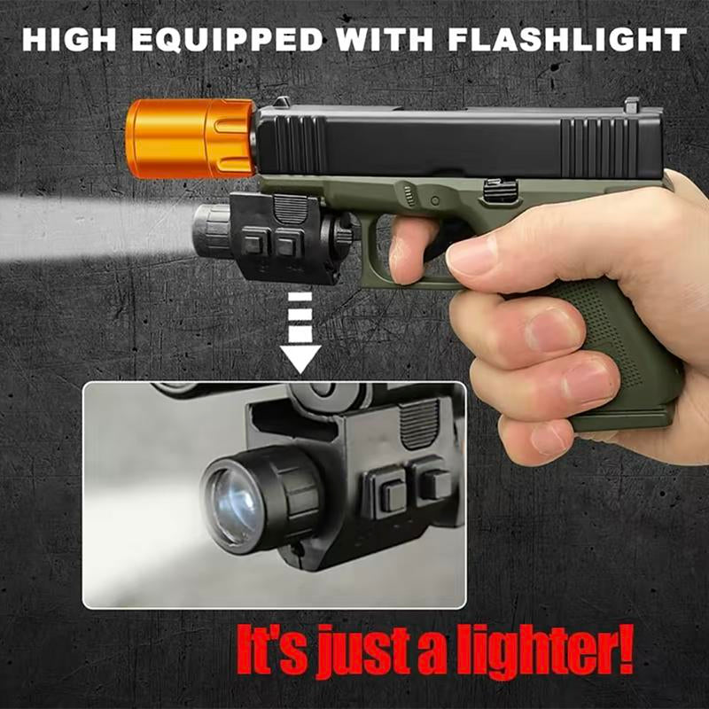 (No Fuel Included) Windproof Butane Lighter Refillable Torch Ligher for Cooking, Camping, BBQ & Daily Use